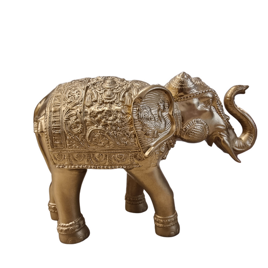 (TEST DRAFT) Gold Elephant Statue